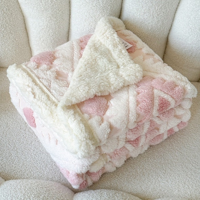 Luxurious Plush Fleece Throw Blanket