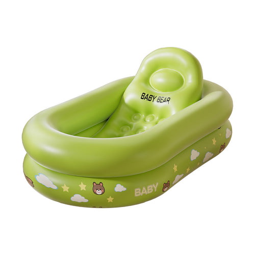 Women Inflatable Baby Bathtub with Ergonomic Design Bowlift