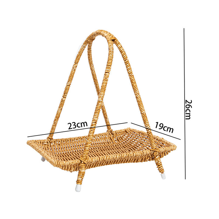 Women Handcrafted Storage Basket with Round Design Bowlift