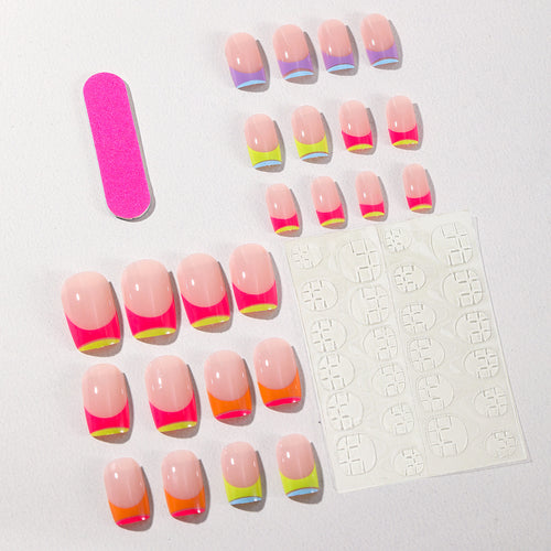 Artistic Gradient Nail Art Extensions Bowlift