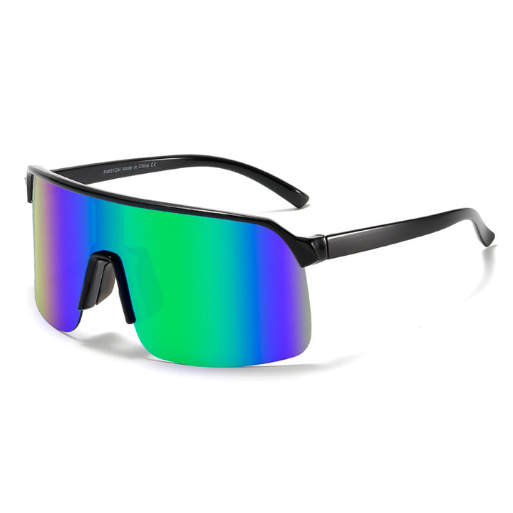 Women Sports Sunglasses with Wide Frame and Integrated UV Protection Bowlift