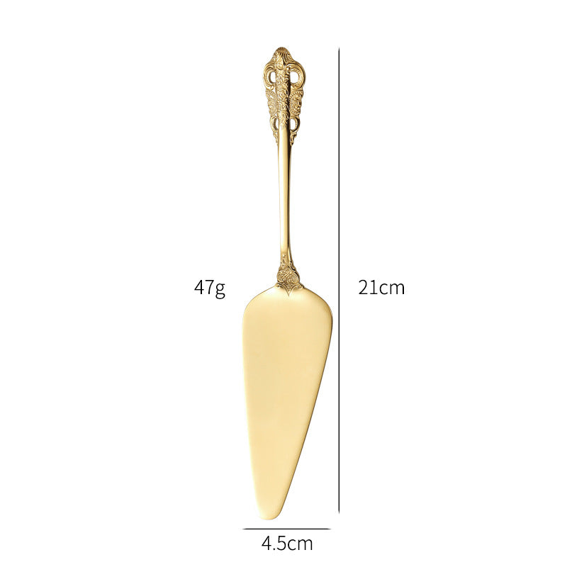 Elegant fish fork with artistic handle design Bowlift