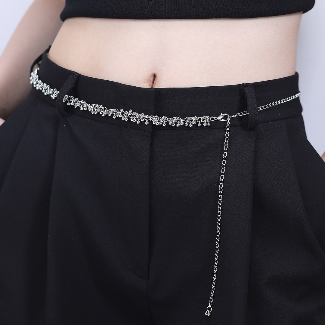 Sparkling chain belt with rhinestones Bowlift