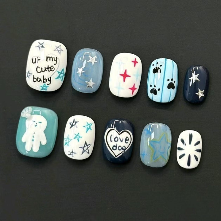 Artistic Character Nail Art Set Bowlift