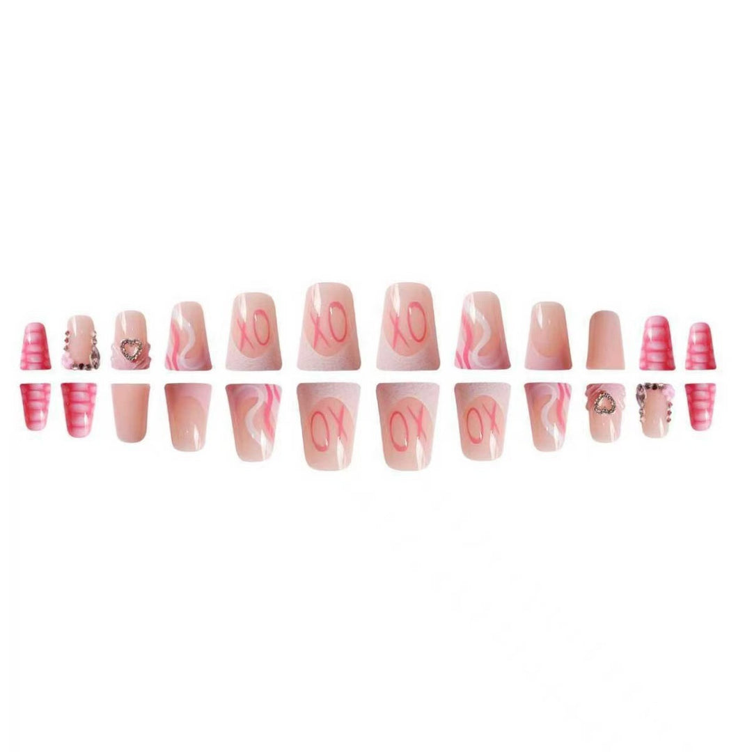 Elegant Decorative Acrylic Nail Set Bowlift