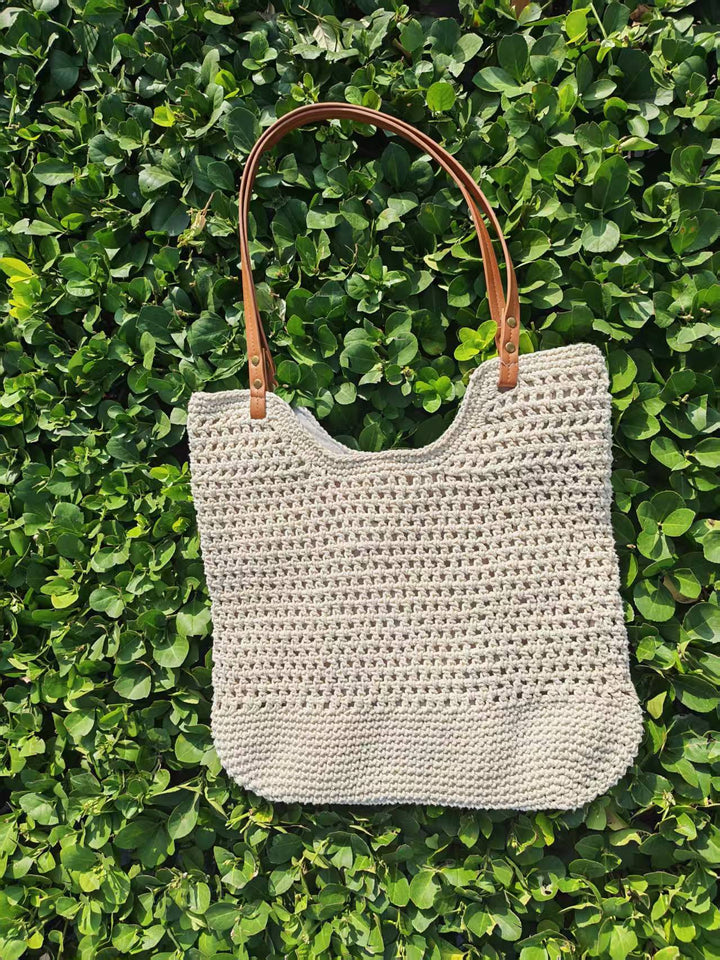 Handmade Macrame Beach Bag Bowlift