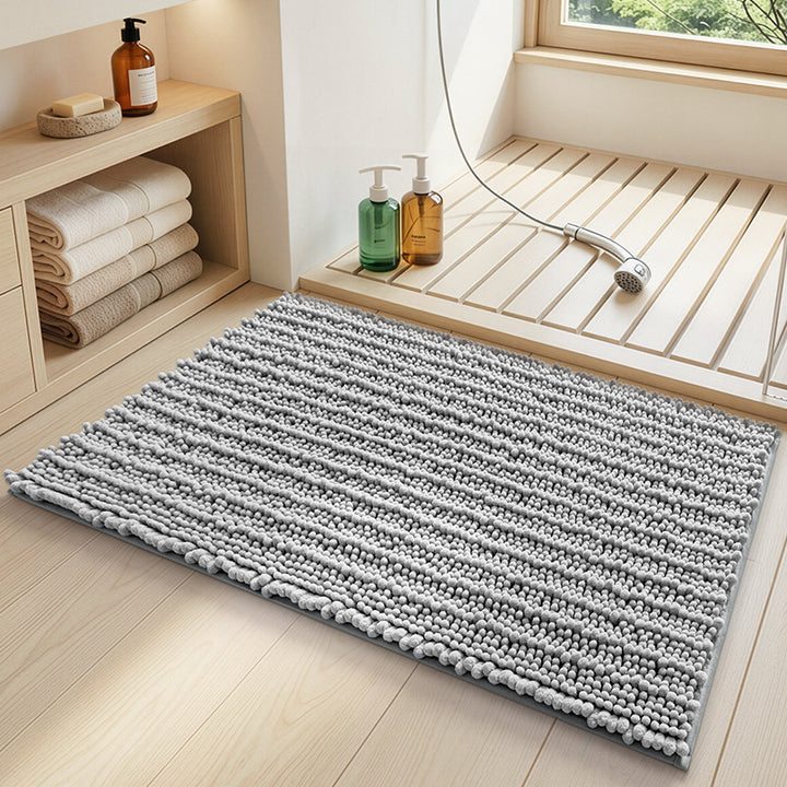 Ultra-Soft Chenille Bathroom Mat Bowlift
