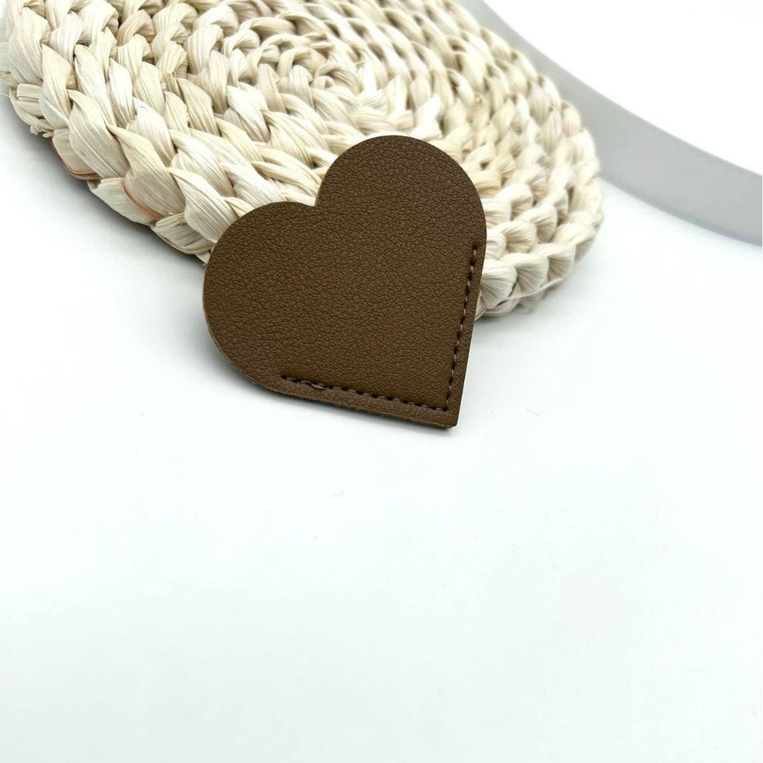 Heart-Shaped Leather Accessory Bowlift