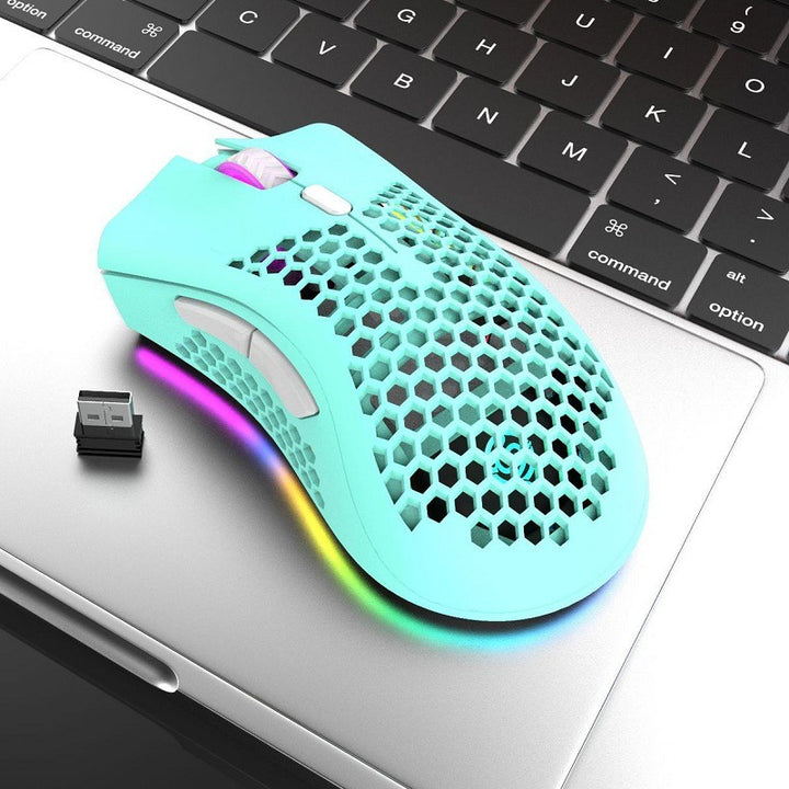 Ergonomic Gaming Mouse with Fast-Response Sensor System and Rgb Lighting Bowlift