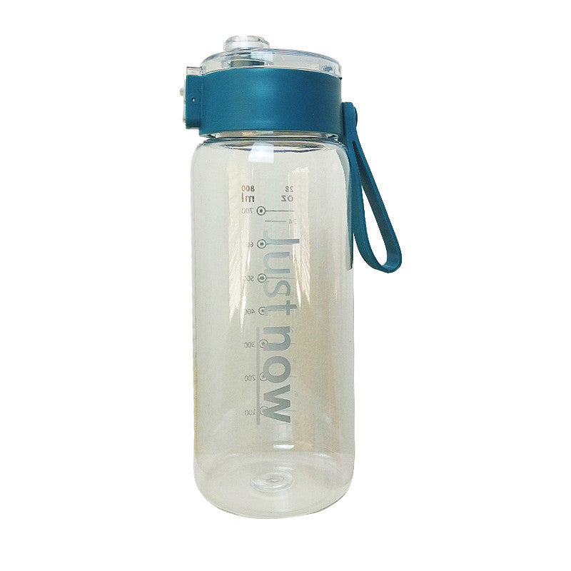 Unisex BPA-free water bottle with measuring scale Bowlift