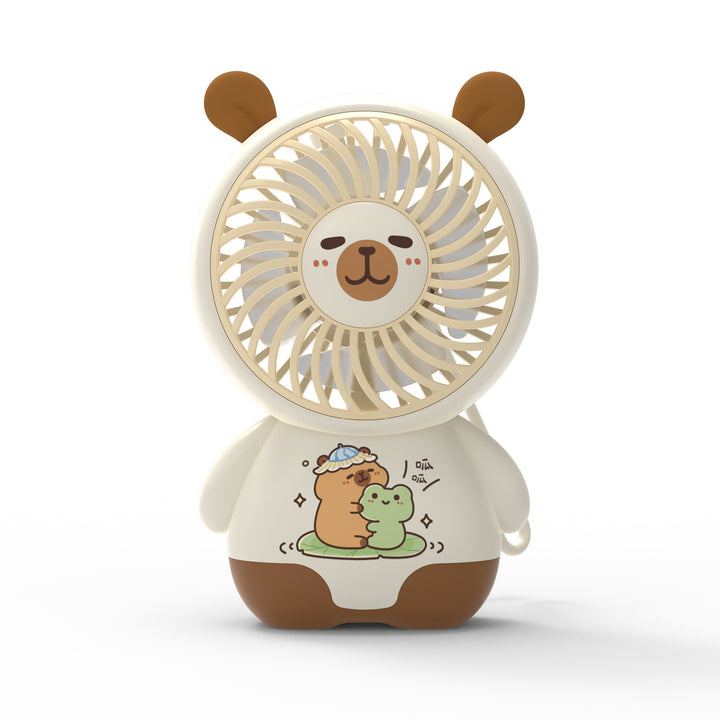 Unisex Portable Hand Fan in Cute Bear Design Bowlift