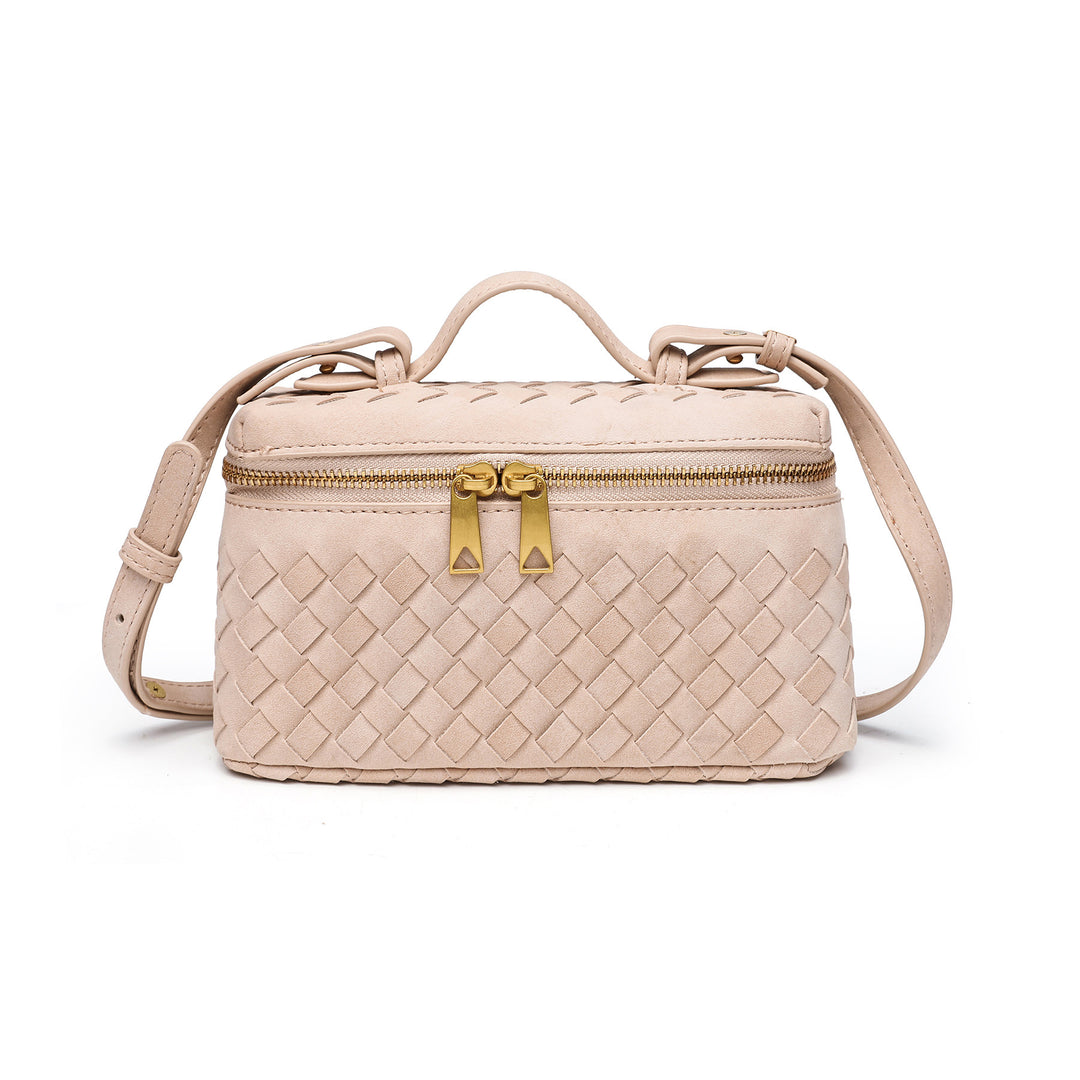Textured Woven Crossbody Bag Bowlift