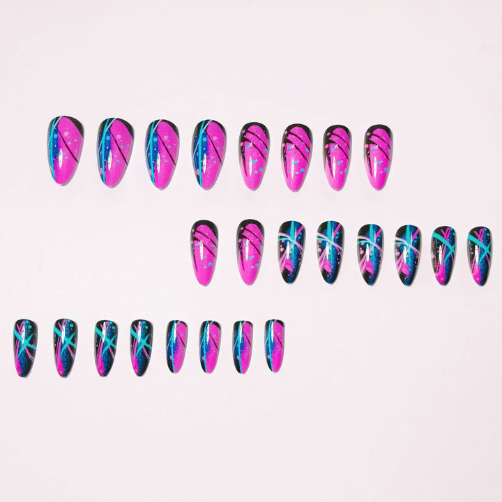 Creative Abstract Nail Art Bowlift