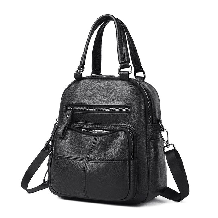 Multi-Functional Leather Handbag Bowlift