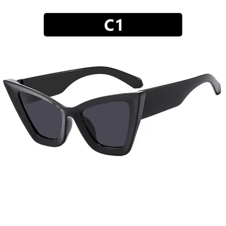 Ladies trendy cat-eye sunglasses with durable design and UV protection Bowlift