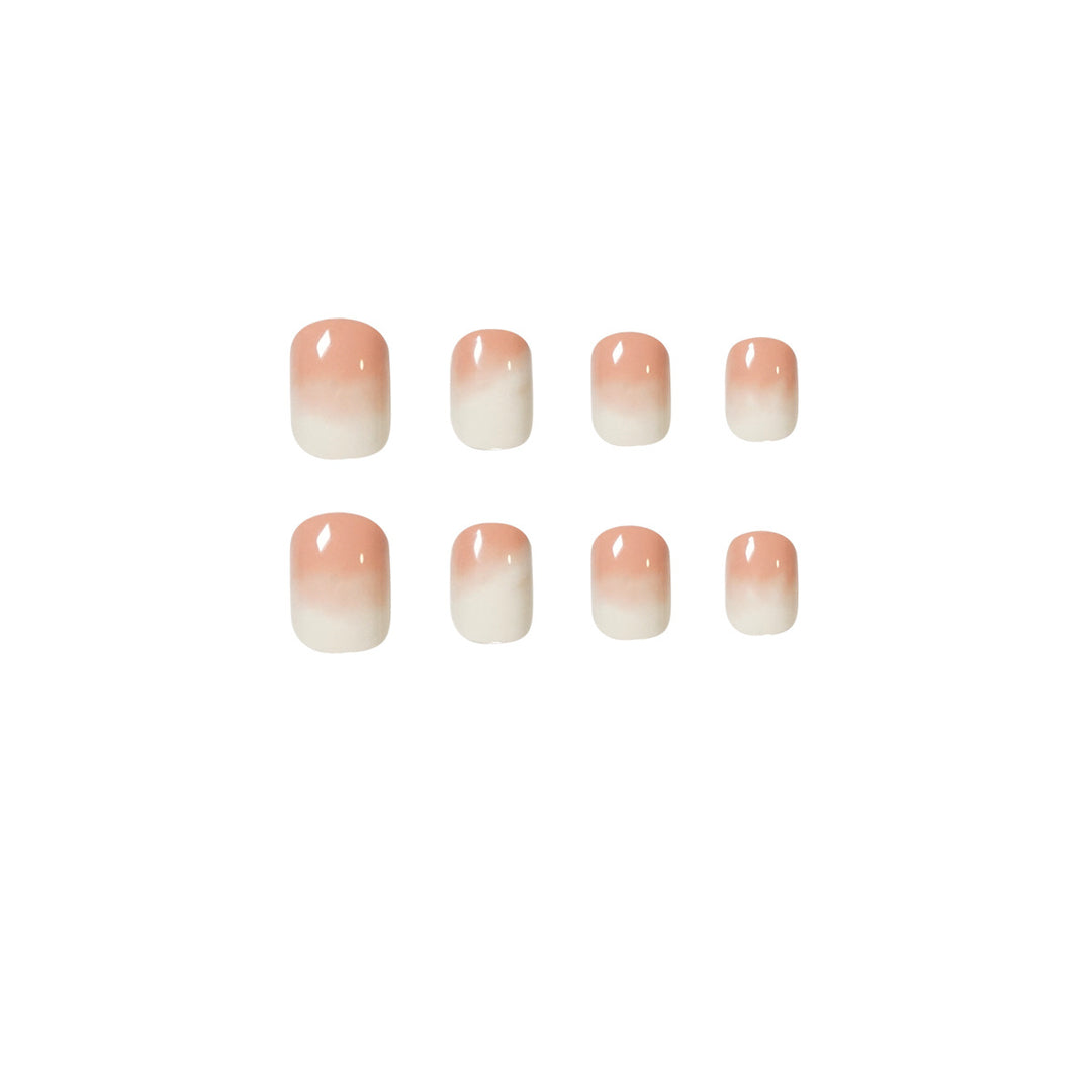 Elegant Nail Extensions in Modern Ombre Style Bowlift