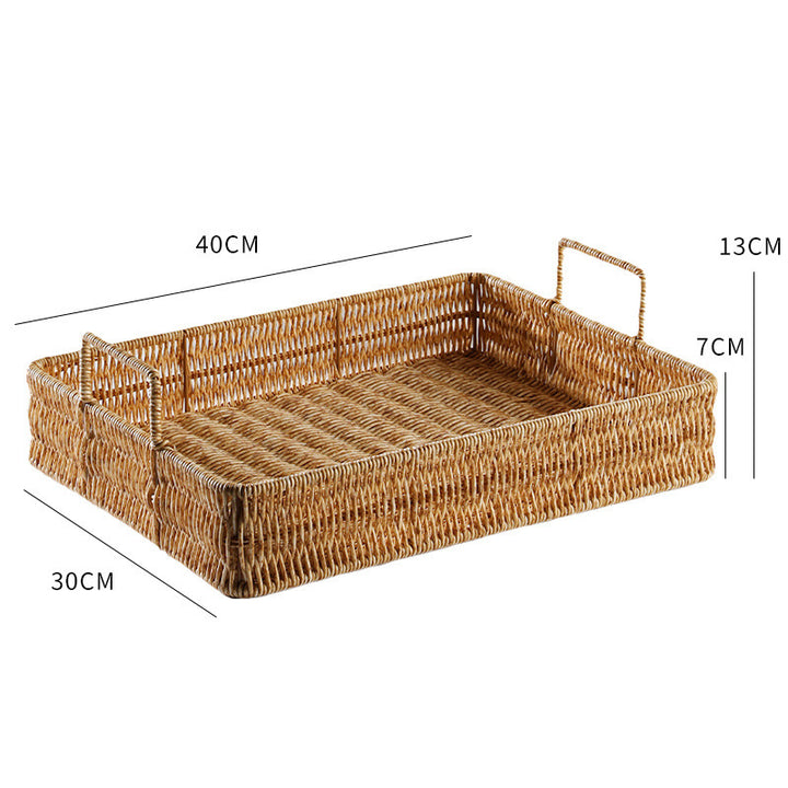 Versatile Woven Storage Tray Bowlift