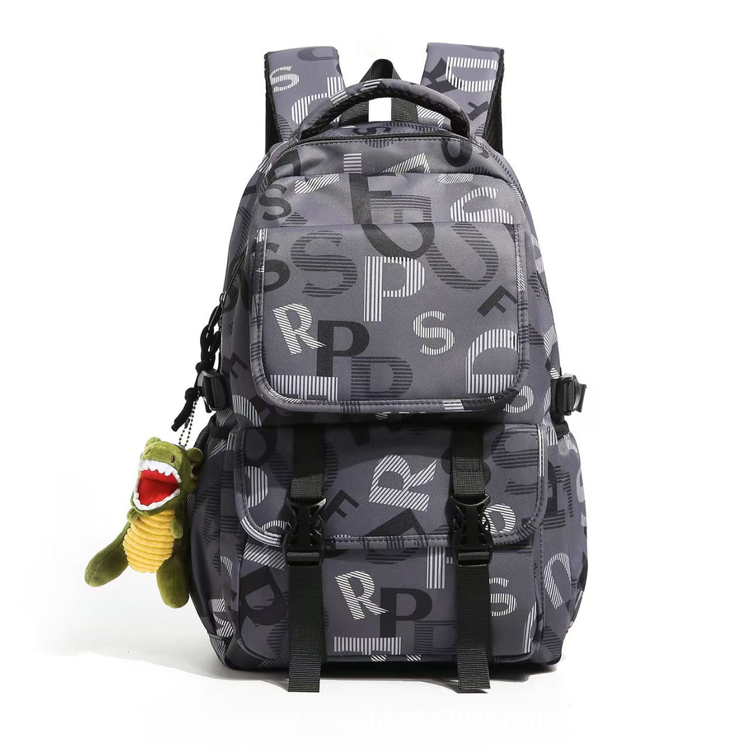 Backpack with Modern Lettering and Thoughtful Compartment System Bowlift