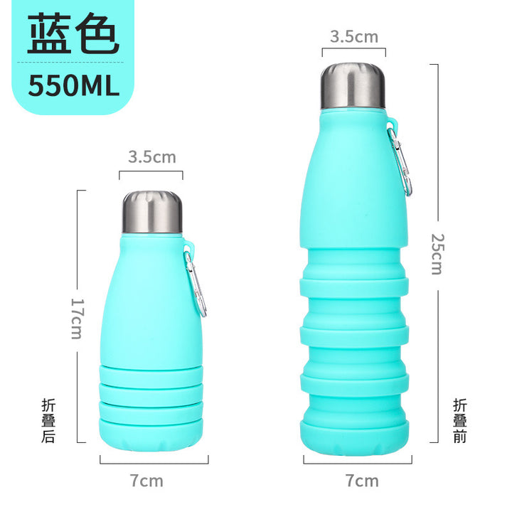 Women collapsible silicone water bottle Bowlift