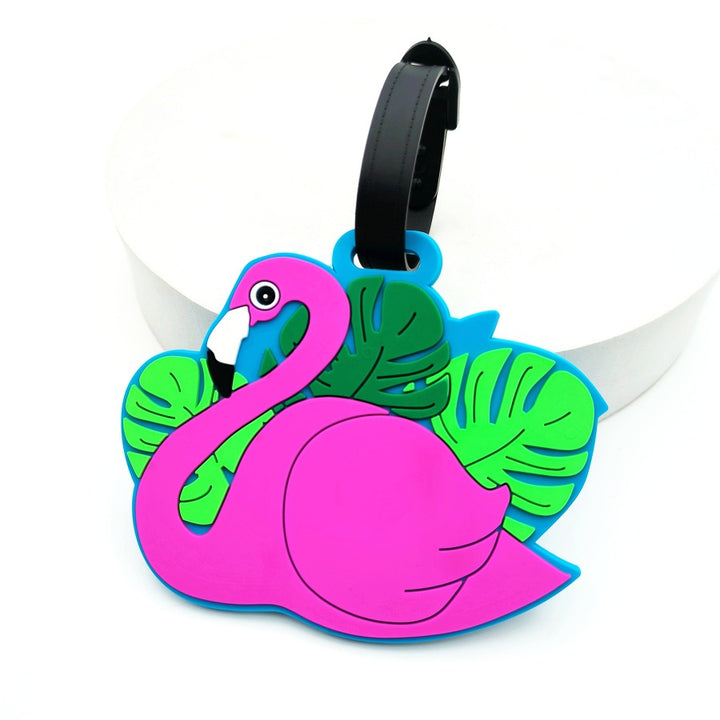 Fun Flamingo-Shaped Luggage Tag Bowlift
