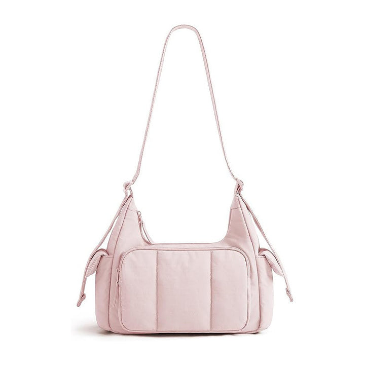 Fashionable shoulder bag with multifunctional compartments Bowlift
