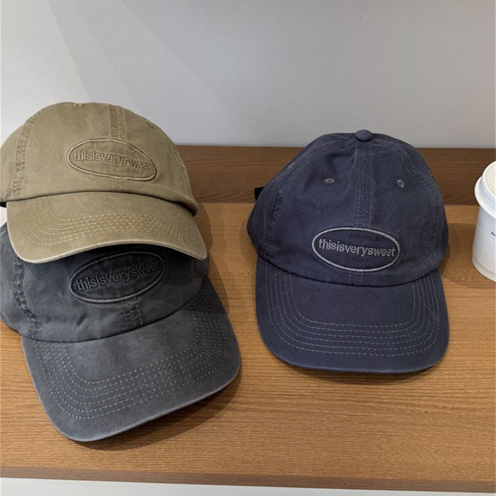 Men's Casual Distressed Cotton Baseball Cap Bowlift