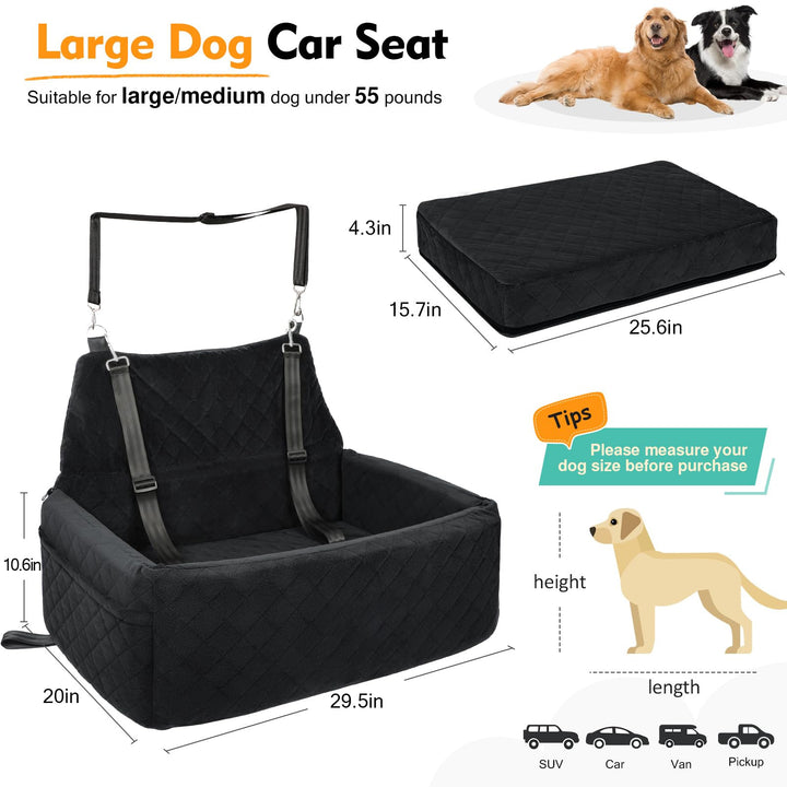 Dog Safety Car Seat Bowlift