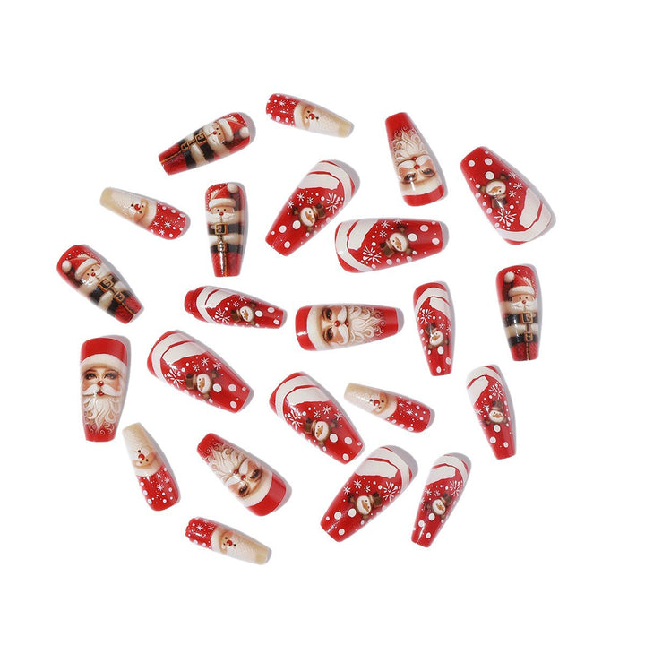 Artificial nail set with festive Christmas motifs Bowlift 1789119139