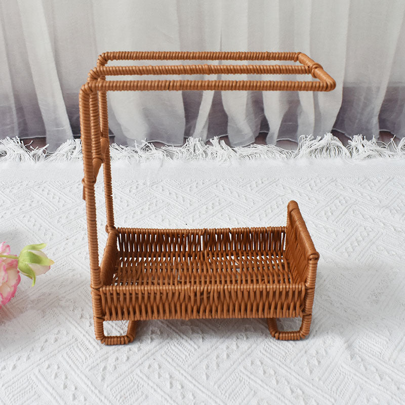 Handmade Rattan Storage Basket Bowlift