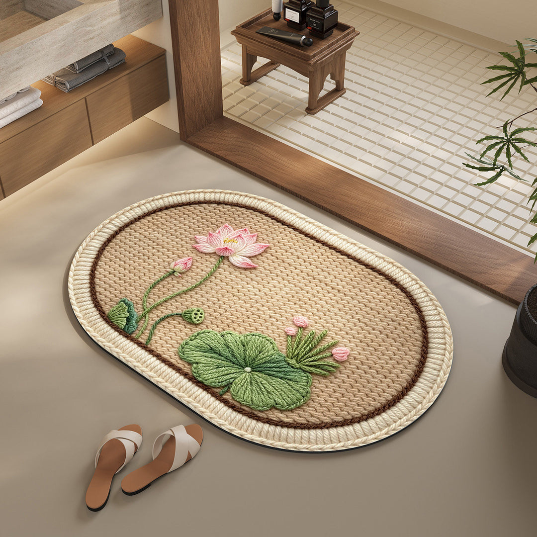 Decorative Bath Mat Bowlift