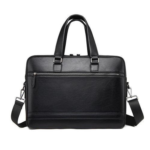 Professional Leather Laptop Briefcase Bowlift