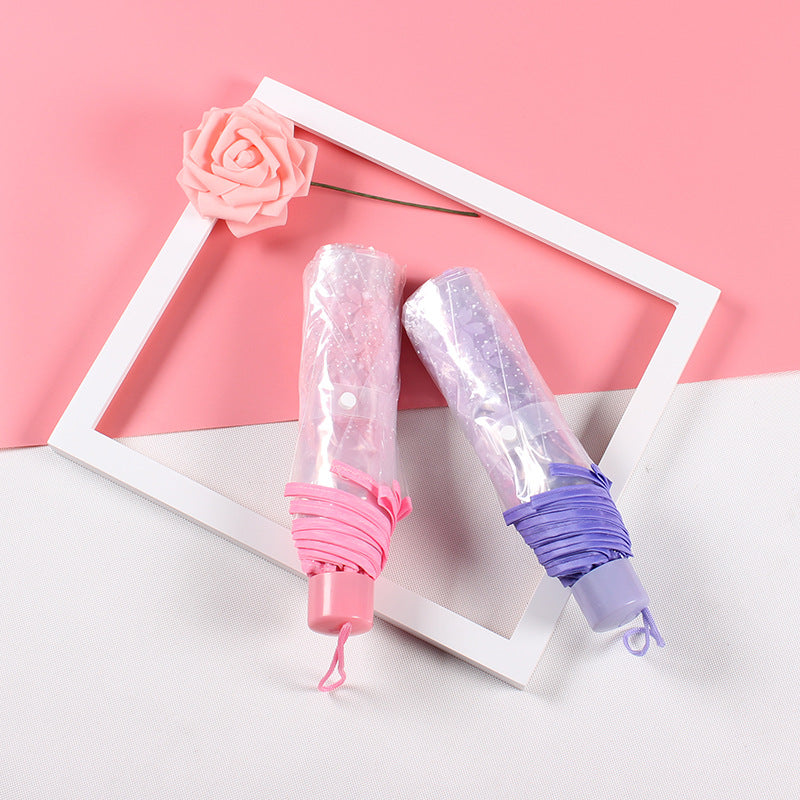 Women's elegant and portable umbrella with floral design Bowlift