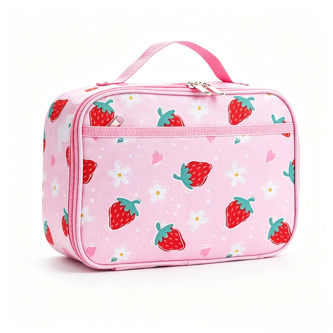 Insulated children's dinosaur lunch case with thermal lining and carry handle Bowlift