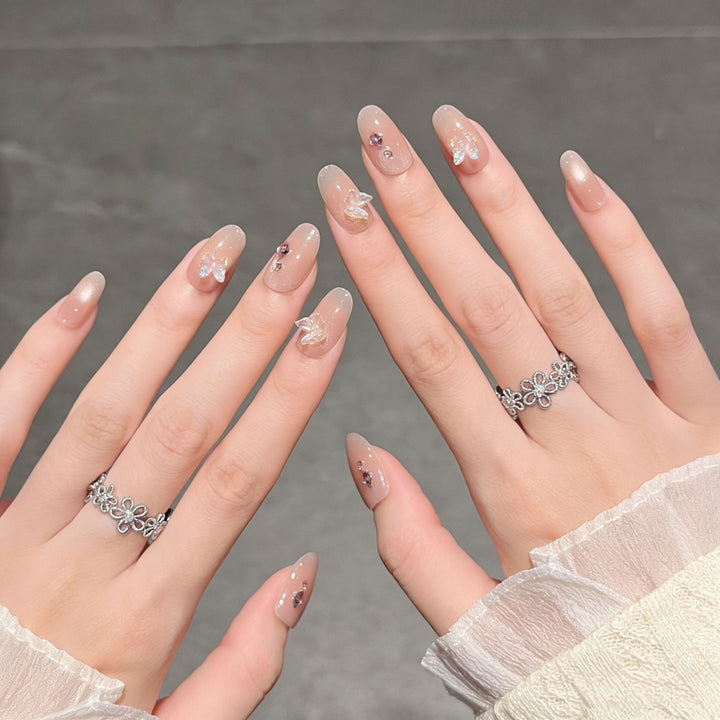 Artistic Press-On Nail Design Bowlift 1787316171