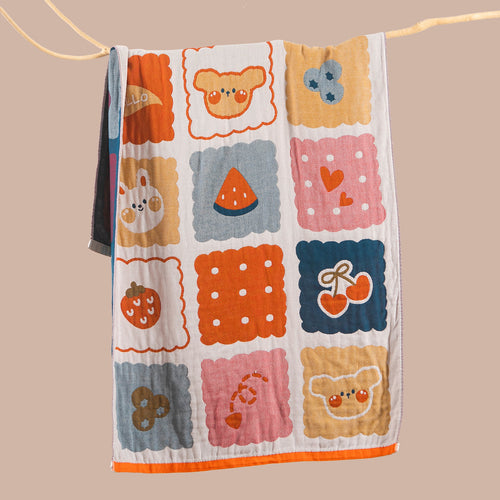 Women's cuddly blanket with charming bear motif Bowlift