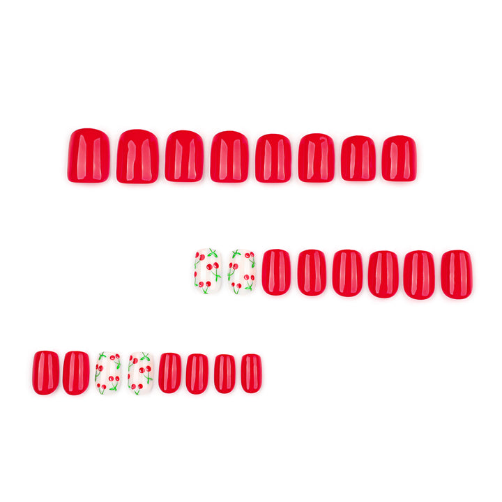 Creative nail art with fruity cherry design Bowlift