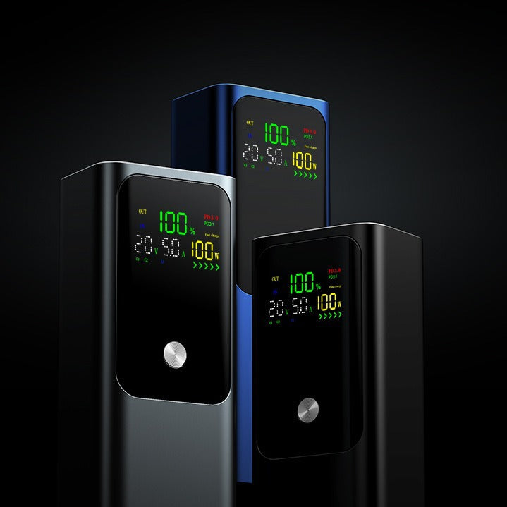 Portable power bank with intelligent charging display Bowlift