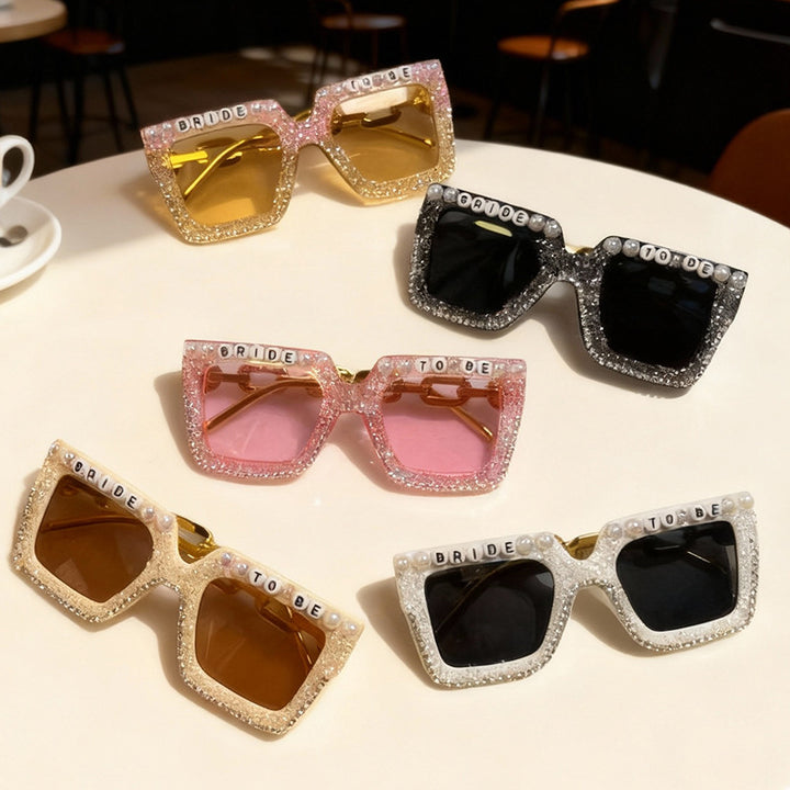 Decorative Bridal Theme Sunglasses Bowlift