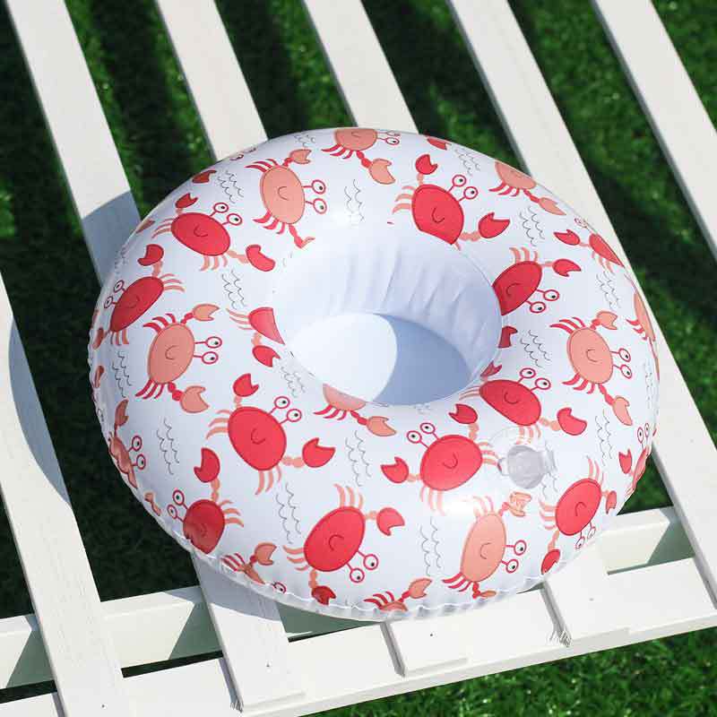 Ladies Inflatable Swimming Ring with Floral Design Bowlift