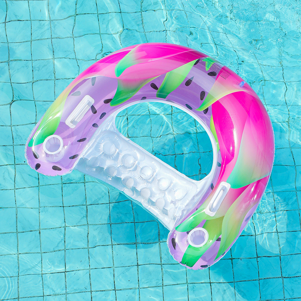 Unisex Inflatable Water Fun Seat Bowlift