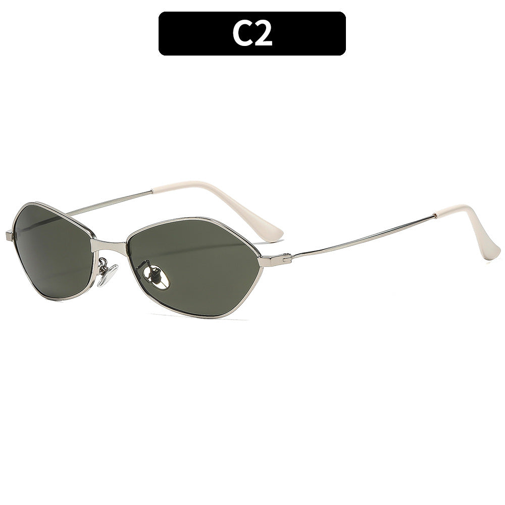 Sculptural Angular Sunglasses