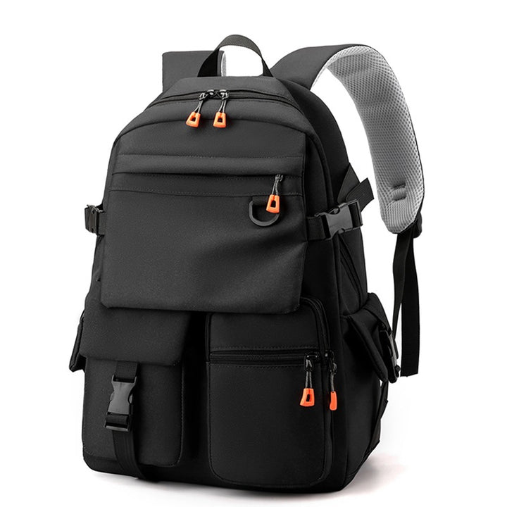 Multifunctional backpack with water-repellent design and extensive compartment layout Bowlift