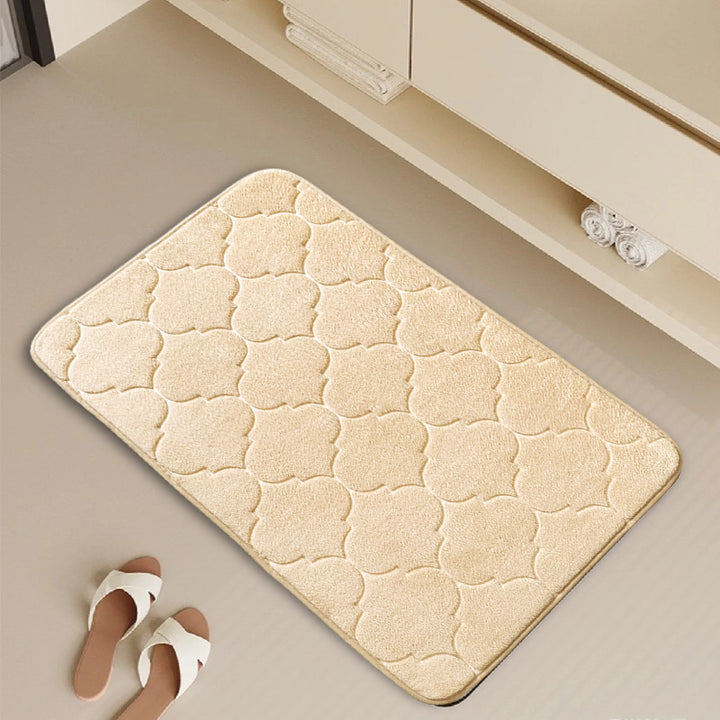 Soft Plush Memory Foam Bath Rug Bowlift