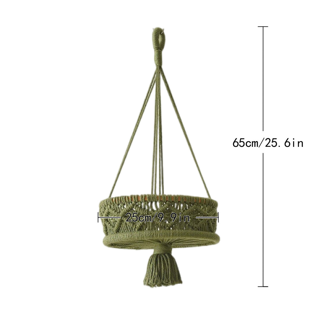 Multi-Tiered Macrame Hanging Storage Bowlift