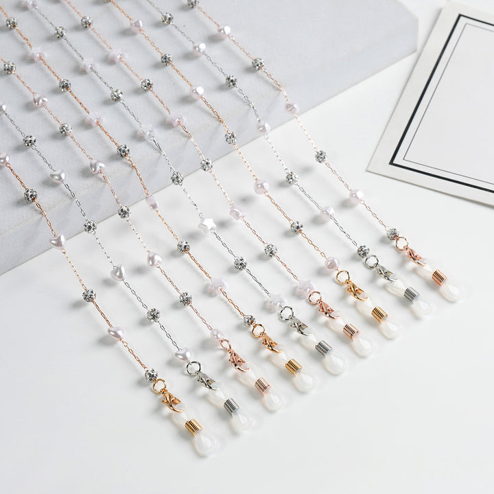 Elegantly Beaded Eyewear Chain Bowlift