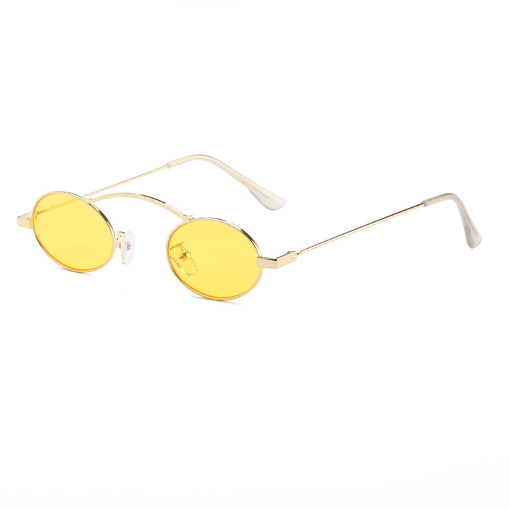 Women’s fashionable sunglasses with a unique circular frame and distinctive lenses Bowlift