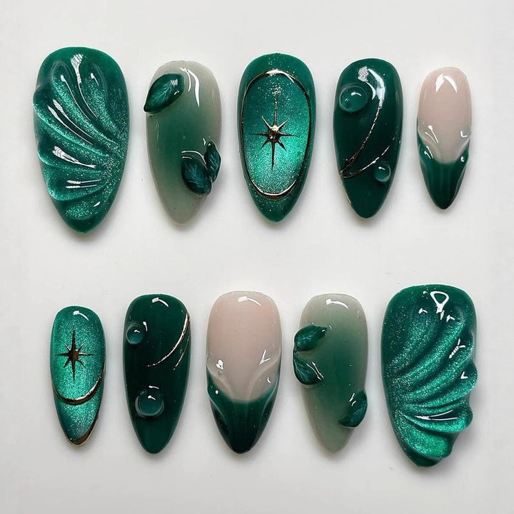 Exclusive Art Nails with Botanical Designs Bowlift