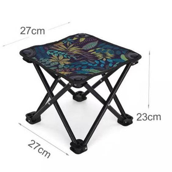 Foldable Camping Stool With Colorful Design Bowlift