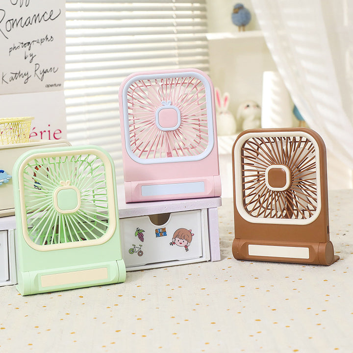 Ladies Portable Table Fan with Cat Design Bowlift
