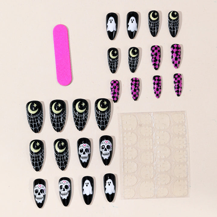 Halloween Themed Acrylic Nail Art Set Bowlift